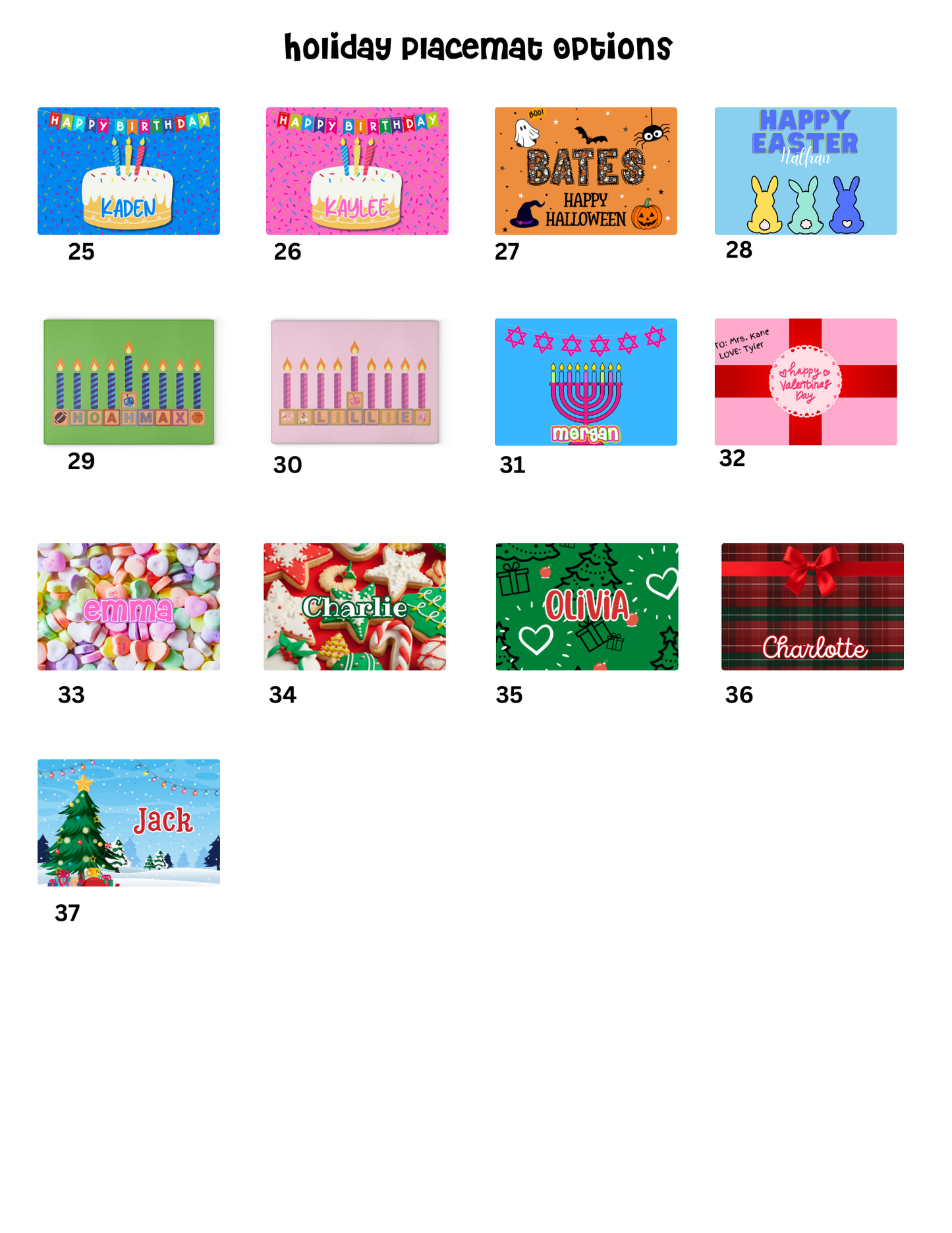 Placemats