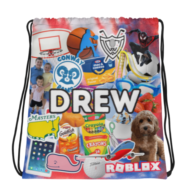 Drawstring Tote Bag- Favorite Things