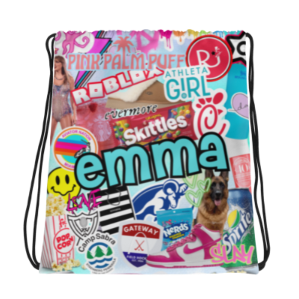 Drawstring Tote Bag- Favorite Things