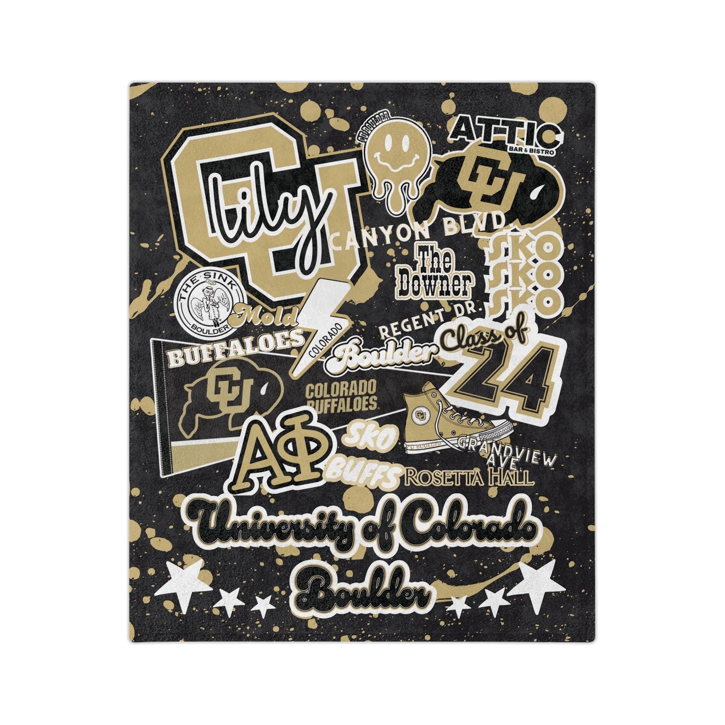 College Spirit Blanket-Favorite Things Style
