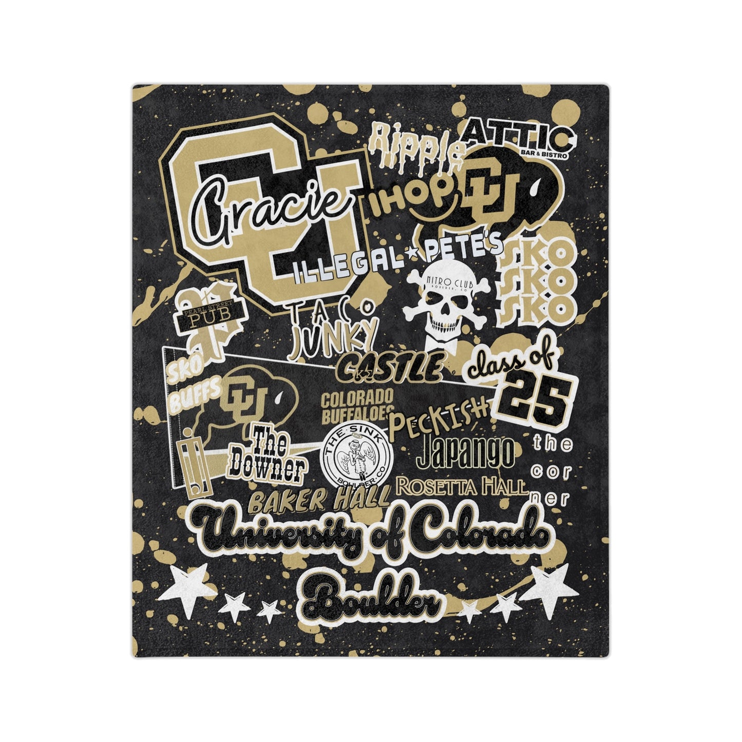 College Spirit Blanket-Favorite Things Style