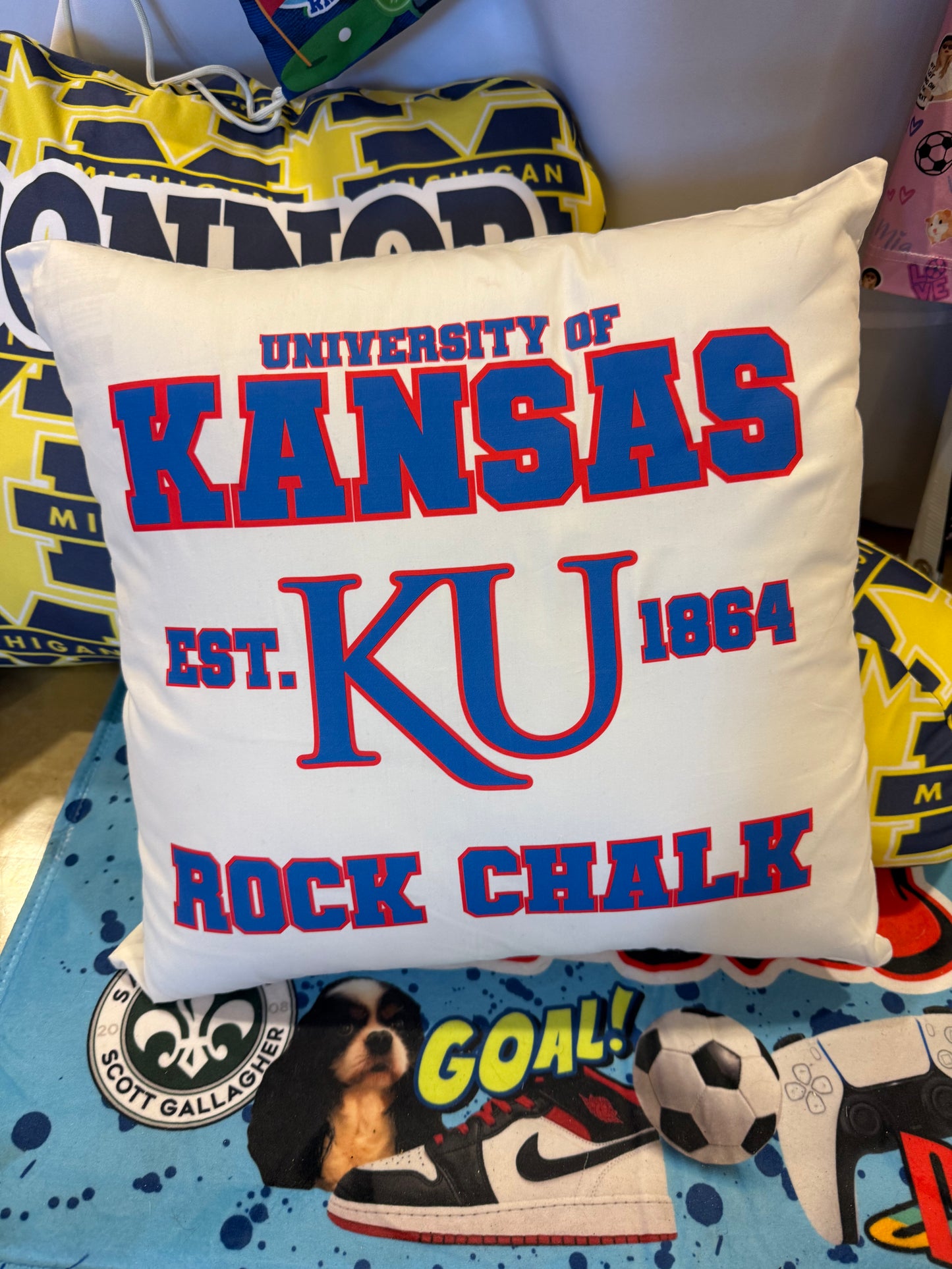 College Est Pillow