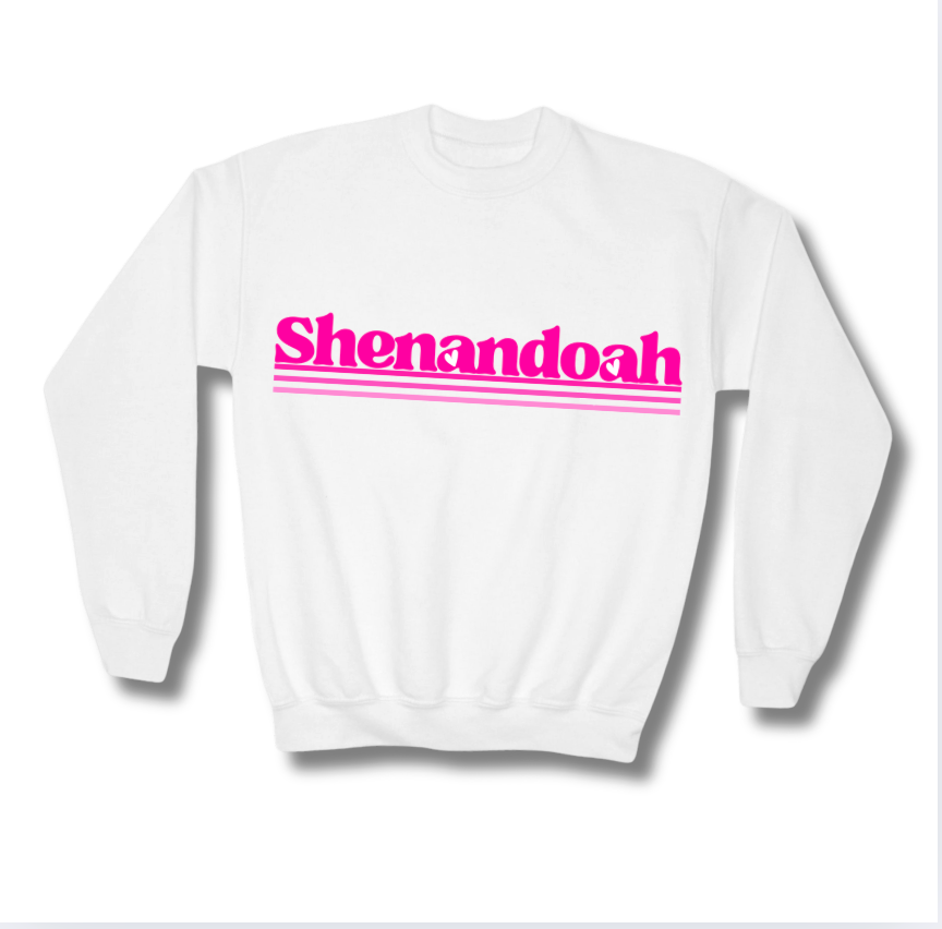 Retro Hearts Tee, Crop Or Sweatshirt