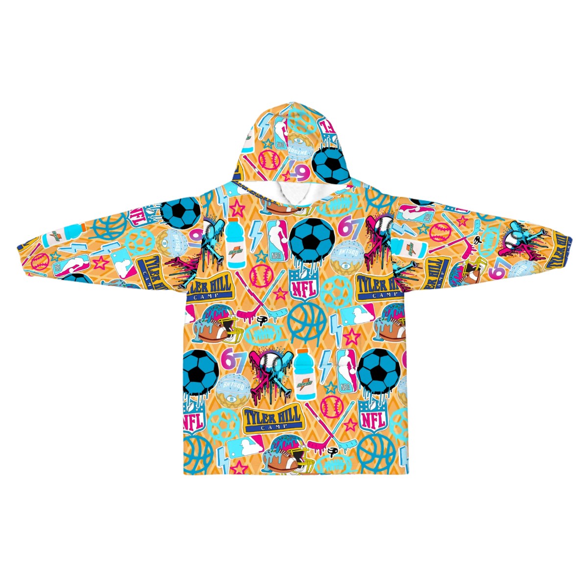 Personalized Camp Blanket Hoodie | Choose Your Design | All Summer Camps|