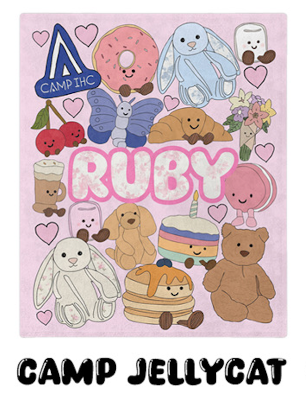 18oz Insulated Water Bottle- Camp Jellycat
