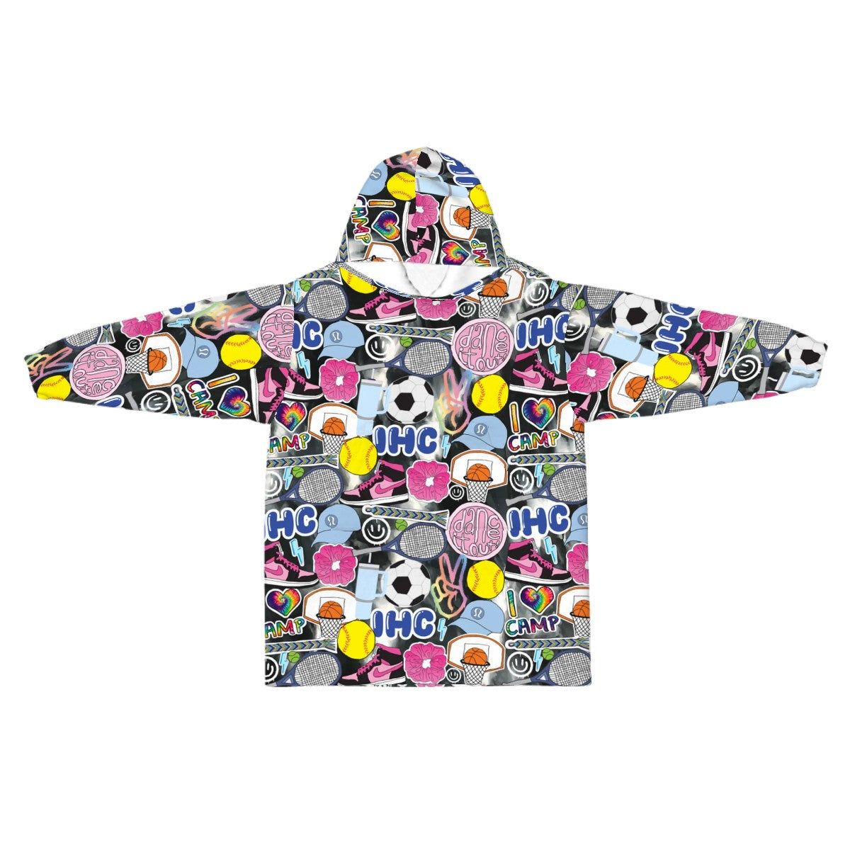 Personalized Camp Blanket Hoodie | Choose Your Design | All Summer Camps|
