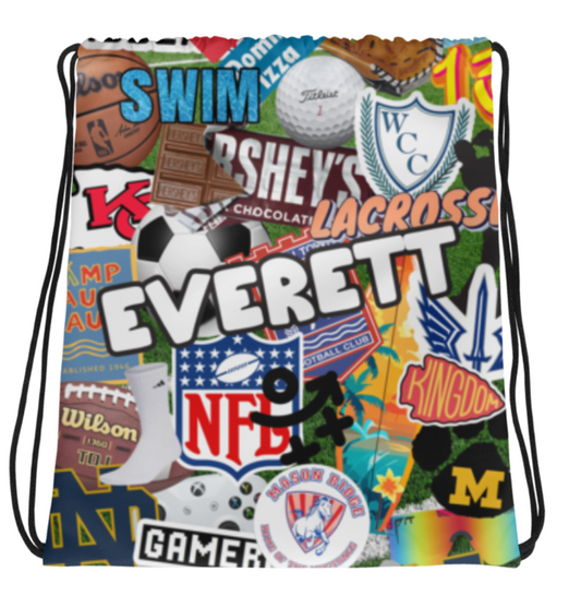 Drawstring Tote Bag- Favorite Things