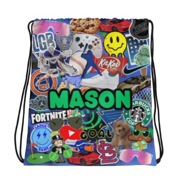 Drawstring Tote Bag- Favorite Things