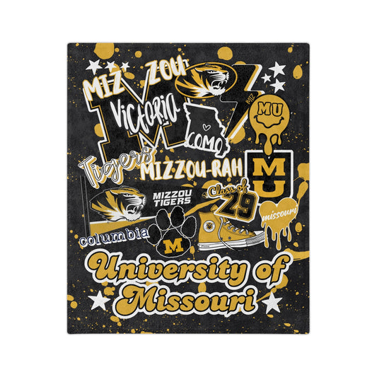 Mizzou College Spirit Blanket