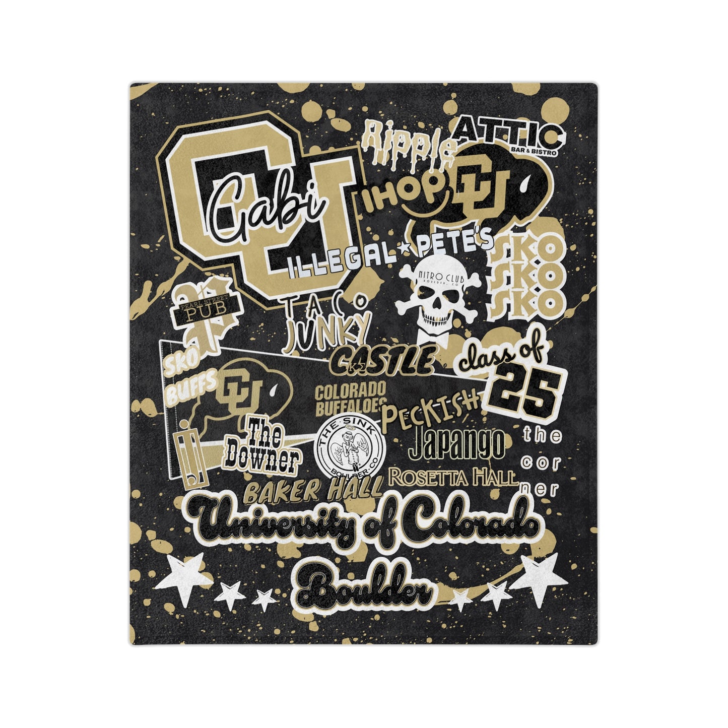 College Spirit Blanket-Favorite Things Style
