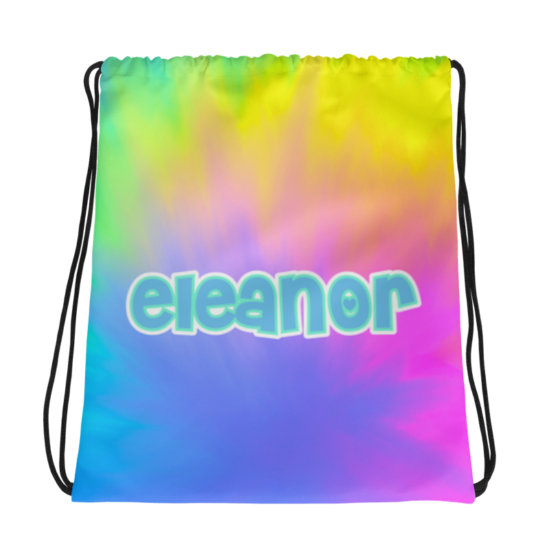 Drawstring Tote Bag- Just the Name