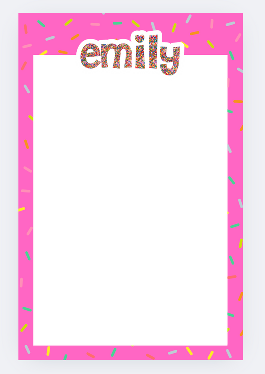 Sprinkles Notepad