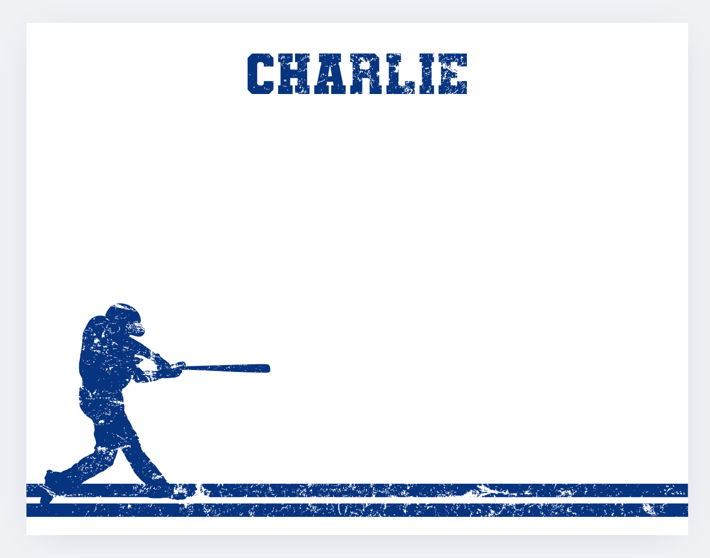 Baseball Hitter Card Set