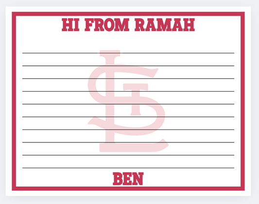 Letter From Camp Sports Team