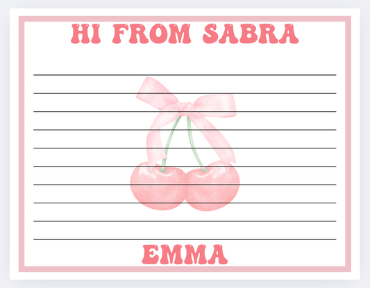 Letter From Camp Cherries