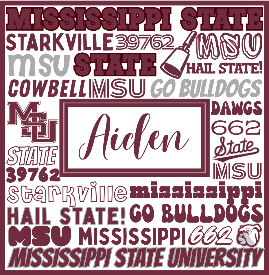 Custom College Acrylic Catchall Tray