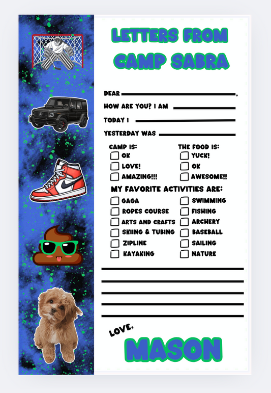 Fill-in Letters From Camp Favorite Things Style